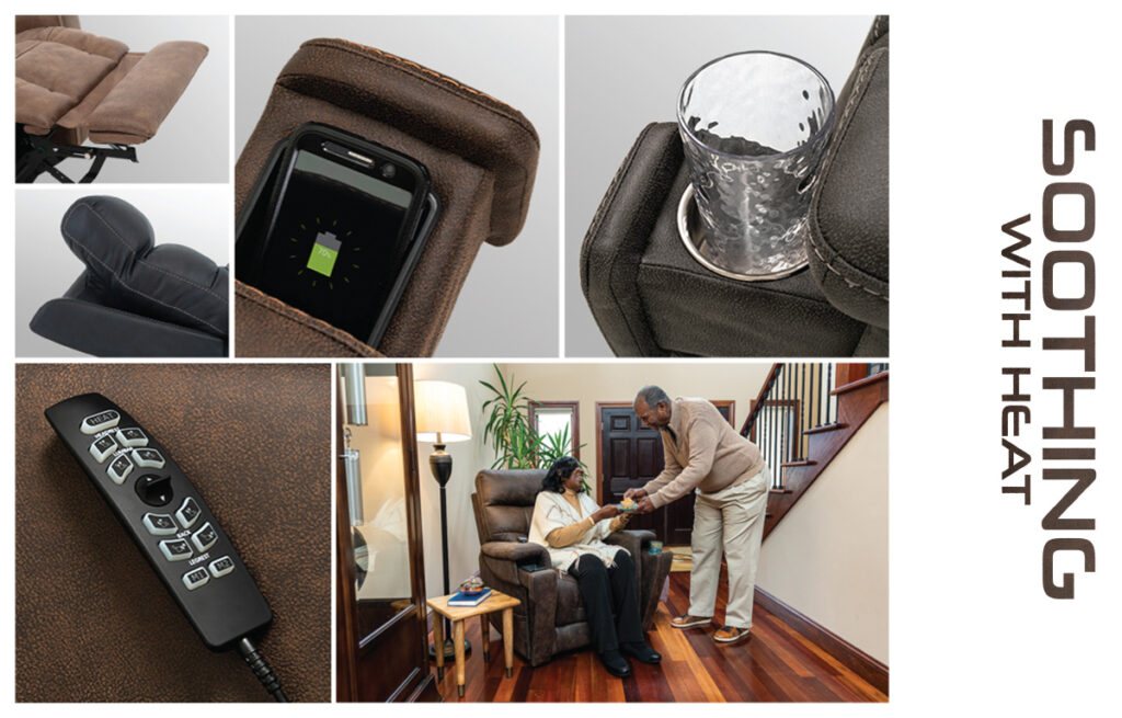 A collage of images showing different parts of a VivaLift!® Radiance.