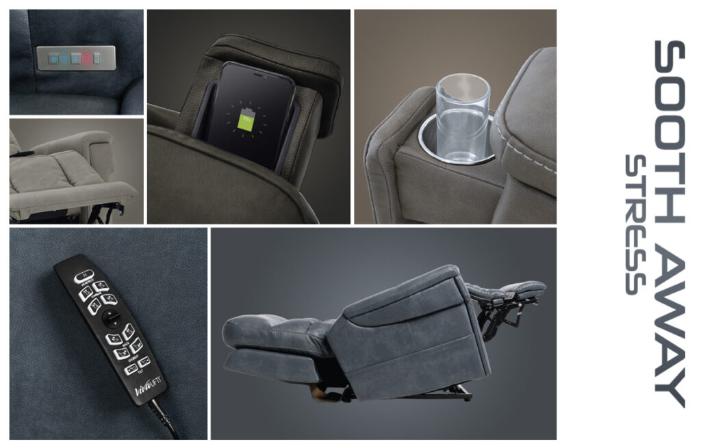 A collage of images showing the different parts of a VivaLift!® Ultra.