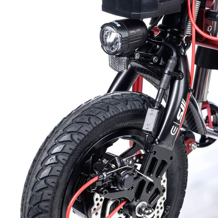 A close up of a wheel on the StreetJet Power Assist. 