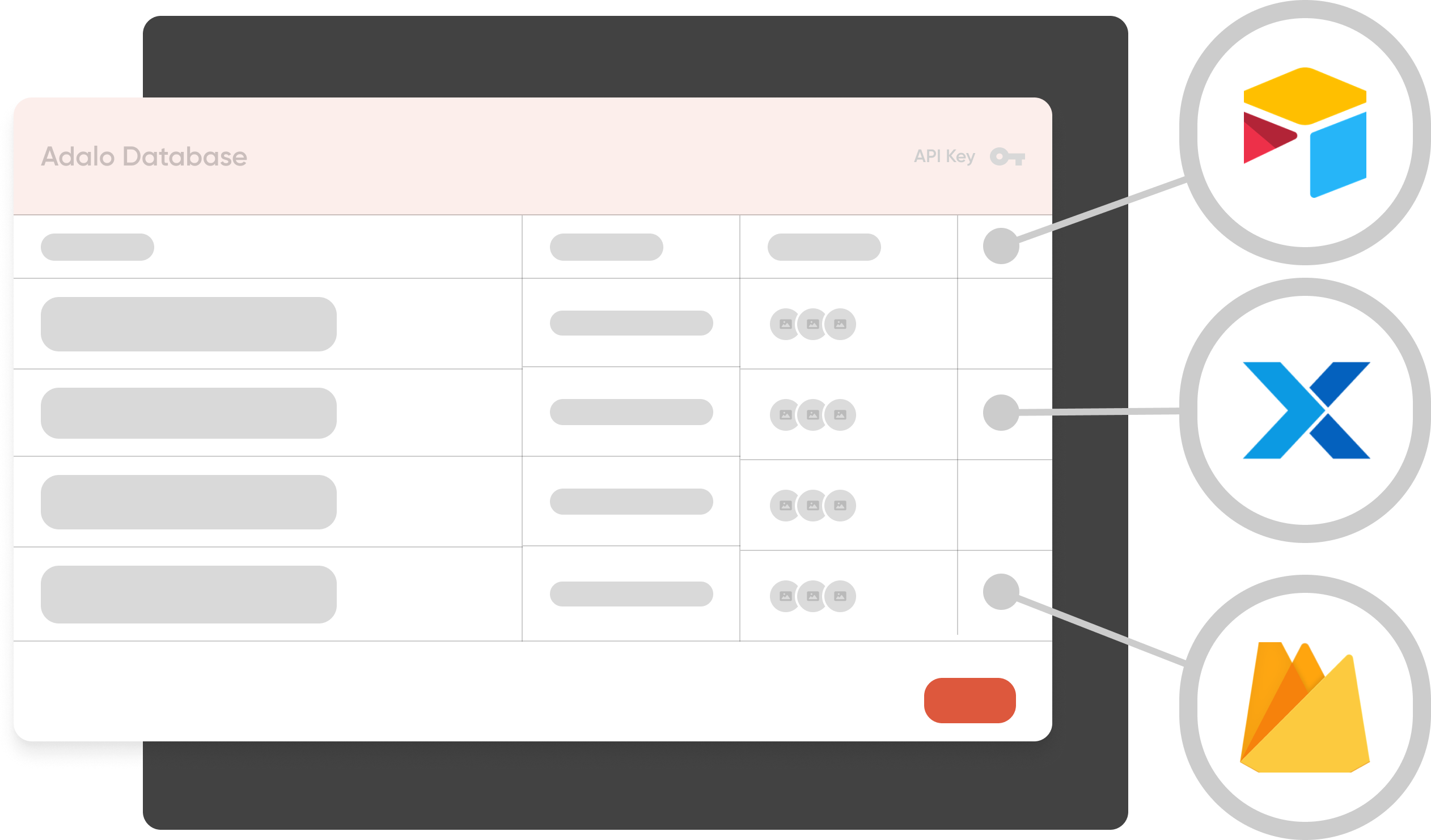 External collections for Adalo graphic