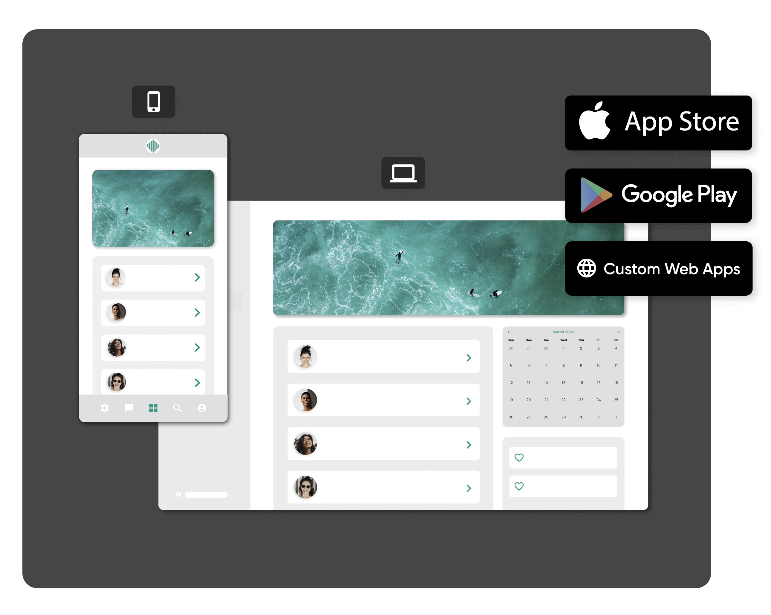 Adalo publish feature
