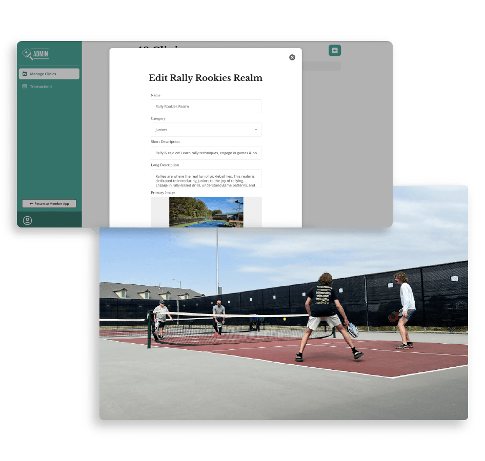 View Classes inside a no-code app image