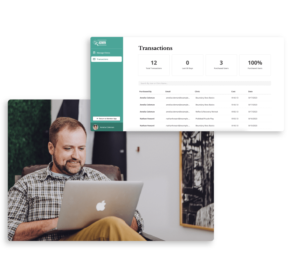 Review stats about your business with a custom tool image
