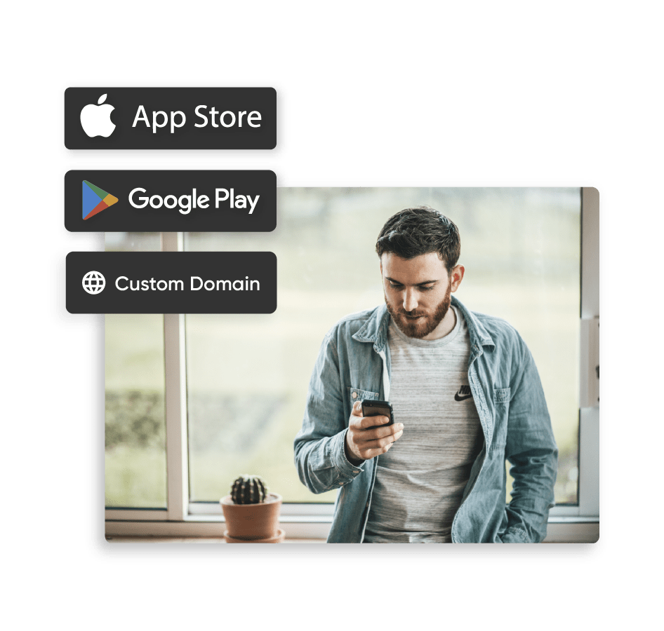 Use your custom app on any device image