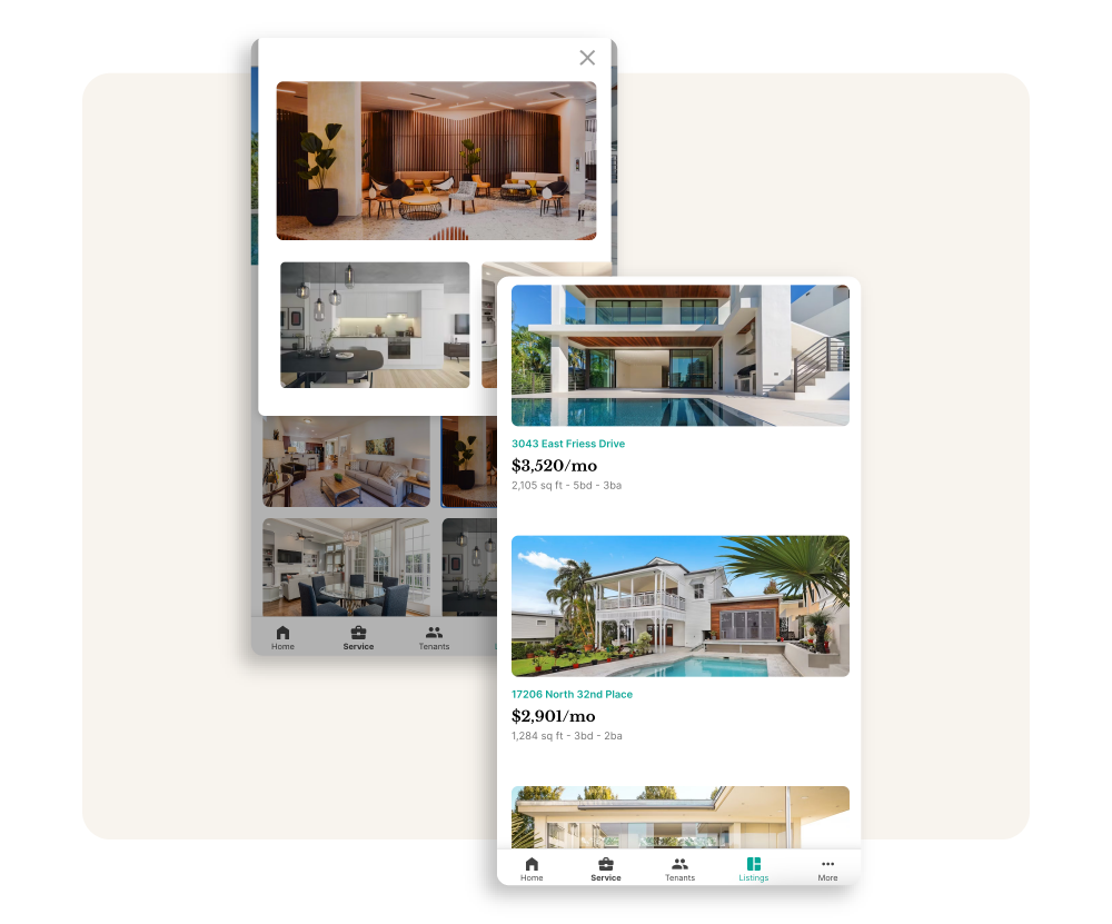 Create a home listing app image