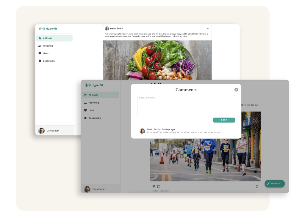 Create a custom community feed App image