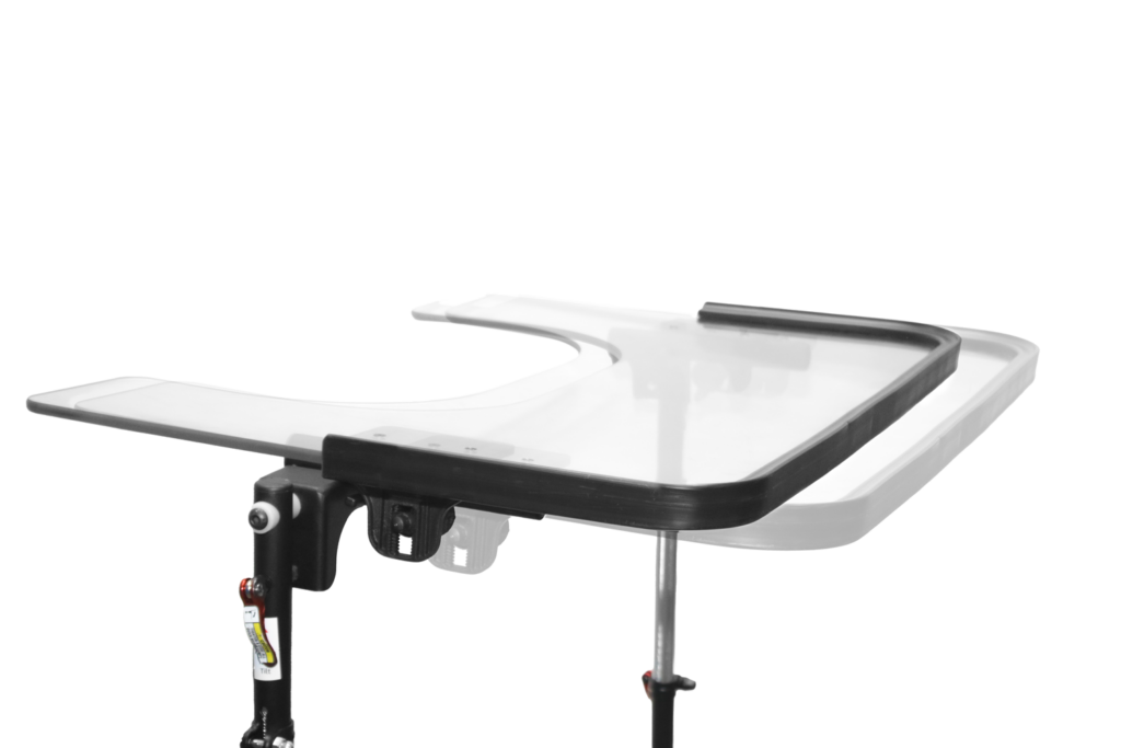A black activity tray.